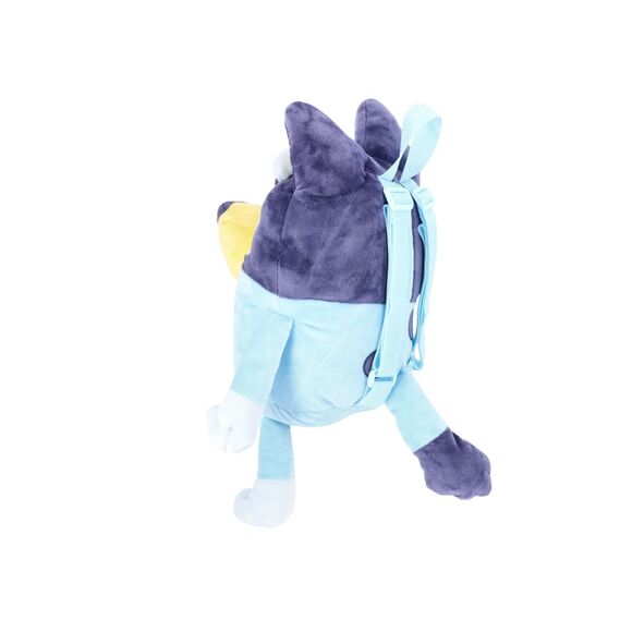 BBC Studio Bluey Kids 16" Plush Backpack Blue NWT - Picture 3 of 3